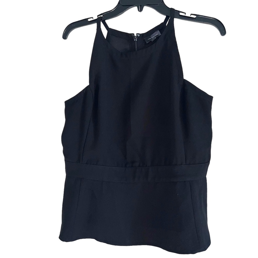 The Limited Size Medium Sleeveless Peplum Blouse top